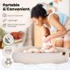 imageBaby Changing Basket for Baby Dresser Moses Basket for Babies Cotton Rope Diaper Changing Basket Unisex Baby Moses Basket Foam Diaper Changing Pad for Dresser Changing Table Topper for DresserSilky White