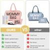 imageMommy Bag for Hospital Mom Bag Diaper Bag ToteMommy Hospital Bag Mom Hospitzal Bags for Labor and Delivery Essentials Mom Maternity Bag for Hospital Baby Shower Momma Diaper Bag Mama BagPink