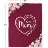 imageMothers Day Blanket Gifts for Mom from Daughter Son Mothers Day Mom Birthday Gifts Gift for Grandma Aunt Wife Daughter Soft Throw Sherpa BlanketRed Mom Blanket