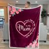 imageMothers Day Blanket Gifts for Mom from Daughter Son Mothers Day Mom Birthday Gifts Gift for Grandma Aunt Wife Daughter Soft Throw Sherpa BlanketRed Mom Blanket