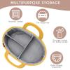 imagePeraBella Diaper Caddy Organizer for Changing Table Cotton Rope Basket for Boys Nursery Portable Diaper Storage  2 PCS Set