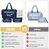 imagePeraBella Mommy Bag for Hospital Mom Bag Diaper Bag Tote Mommy Hospital Bag Maternity Bag for Hospital Baby Shower Momma Diaper Bag