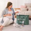 imagePeraBella Mommy Bag for Hospital Mommy Hospital Bags for Labor and Delivery Mom Bag Baby Bag  Maternity Bag for Hospital Momma Diaper Bag  Green