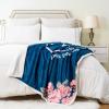 imagePeraBella Throw Blanket Sherpa BlanketBlue Mom Blanket