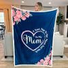 imagePeraBella Throw Blanket Sherpa BlanketBlue Mom Blanket