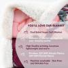 imagePeraBella Throw Blanket Sherpa BlanketRed Mom Blanket