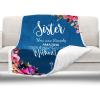 imageSister Birthday Gifts from Sister Best Gifts for Sisters for Christmas from Sisters Cool Sisters Gifts from Sister Sherpa Throw Sister Blanket Best Sister Ever Gifts for Sister from Brother