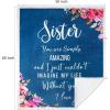imageSister Birthday Gifts from Sister Best Gifts for Sisters for Christmas from Sisters Cool Sisters Gifts from Sister Sherpa Throw Sister Blanket Best Sister Ever Gifts for Sister from Brother