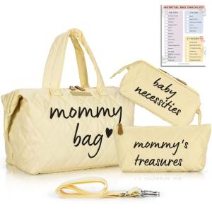 imagePeraBella Mommy Bag for Hospital Mom Bag Diaper Bag ToteMommy Hospital Bag Maternity Bag for Hospital Momma Diaper Bag