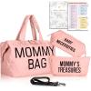 imageMommy Bag for Hospital Mom Bag Diaper Bag ToteMommy Hospital Bag Mom Hospitzal Bags for Labor and Delivery Essentials Mom Maternity Bag for Hospital Baby Shower Momma Diaper Bag Mama BagPink